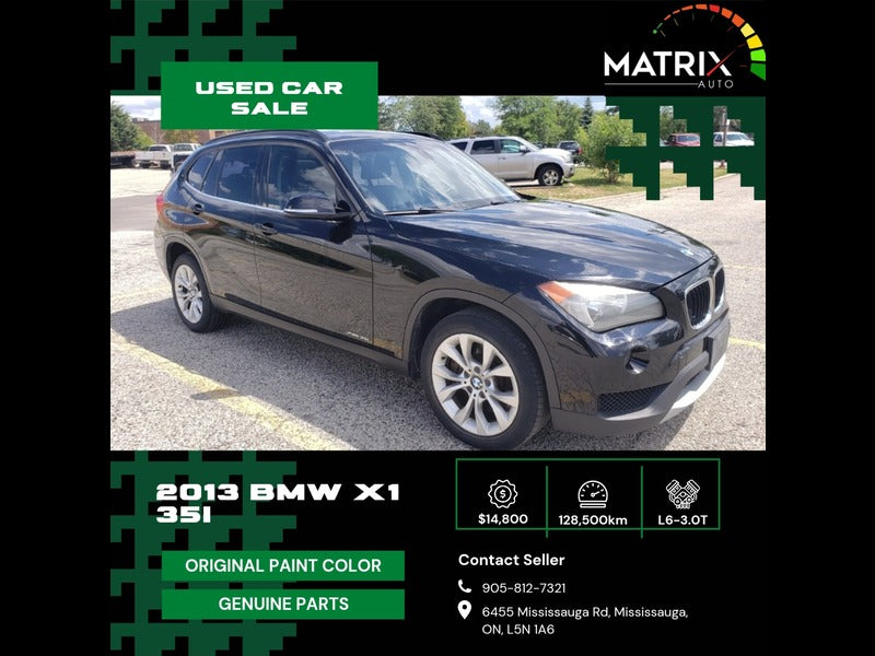 2013 BMW X1 xDrive35i AWD